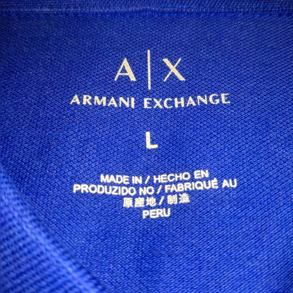 Armani Exchange Polo Shirt 💙 - Picture 2 of 4